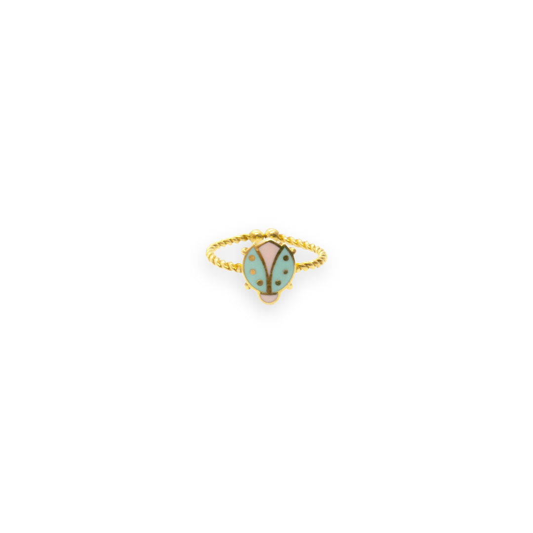 Lady Bug Enamel Ring Sherie Boutik
