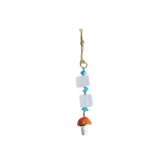 Salt + Ceramic Mushroom Amulet Home Décor