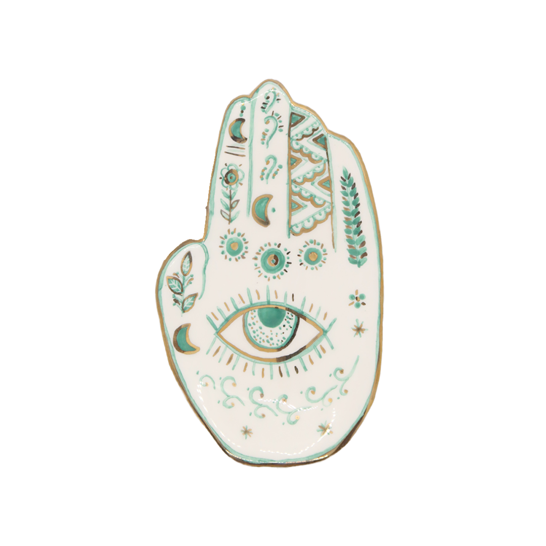 Rawya Khamsa Ceramic Wall Décor Sherie Boutik