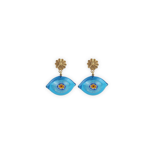 Sarvi Glass Eye Earrings