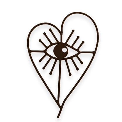 Haya Heart Eye Iron Wall Décor
