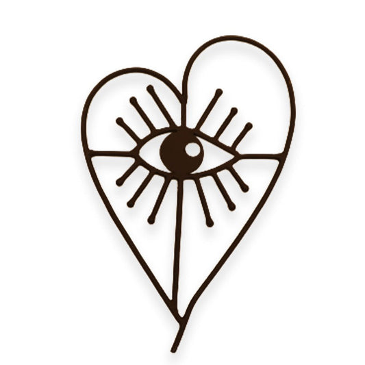 Haya Heart Eye Iron Wall Décor