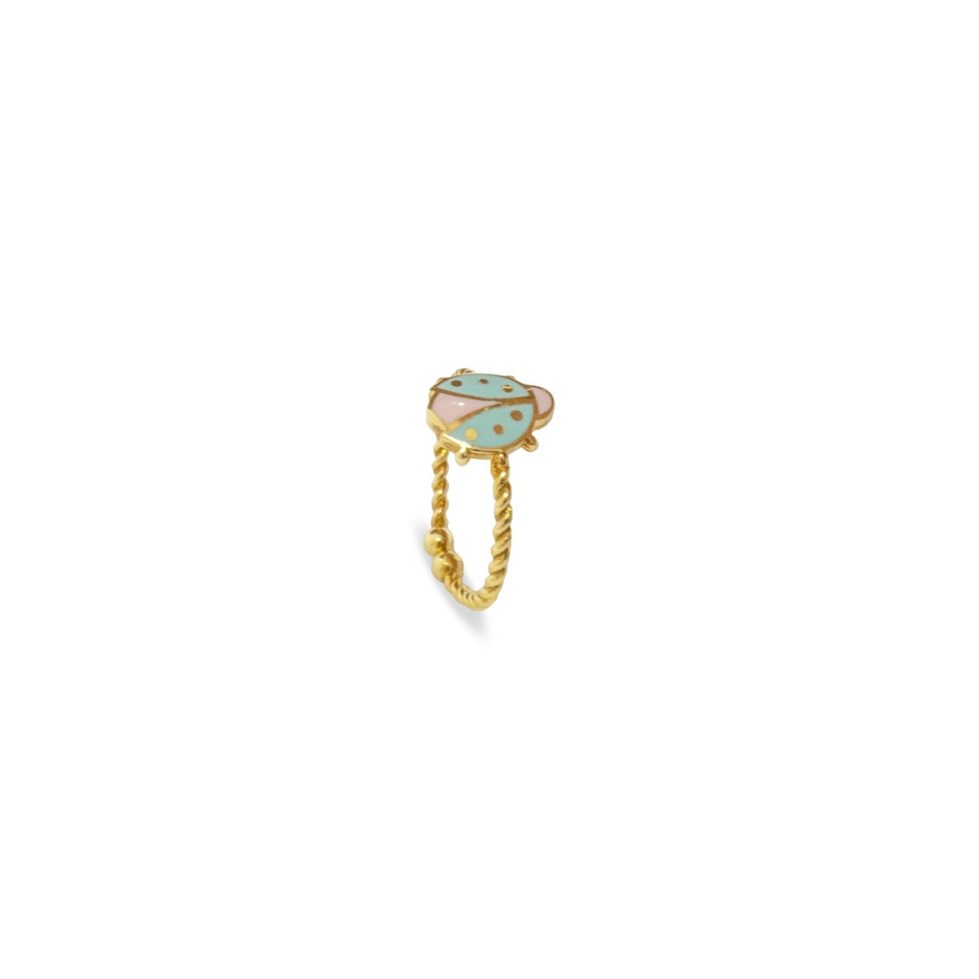 Lady Bug Enamel Ring Sherie Boutik