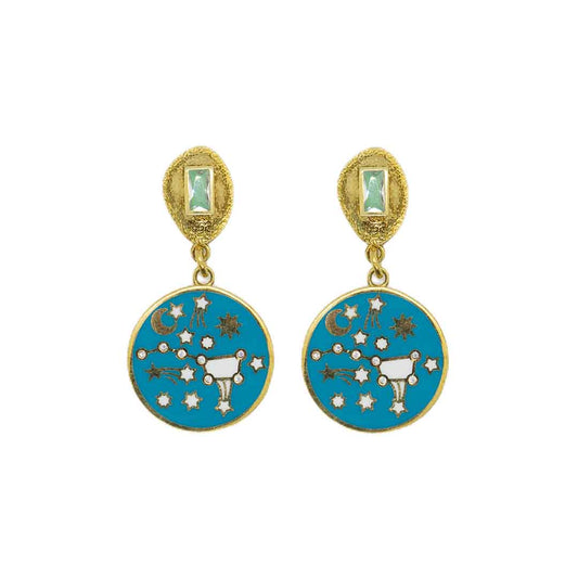 Constellation Enamel Earring